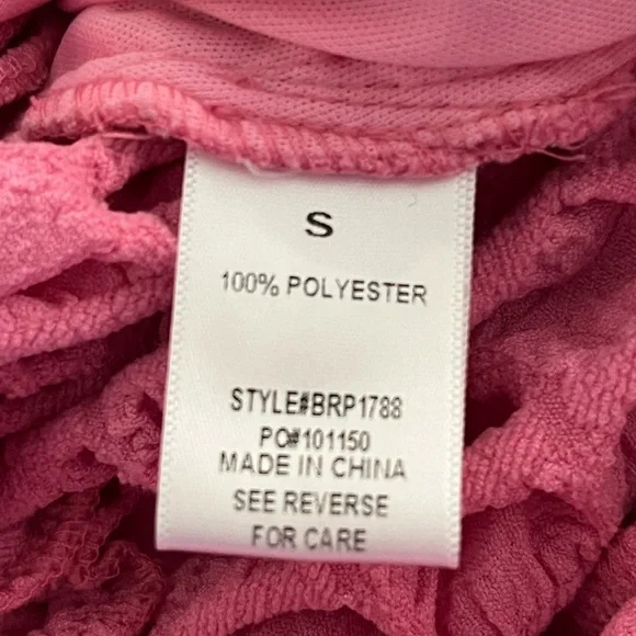 Bailey Rose Vibrant Pink Bubble Texture Puffy Pants - Picture 8 of 12